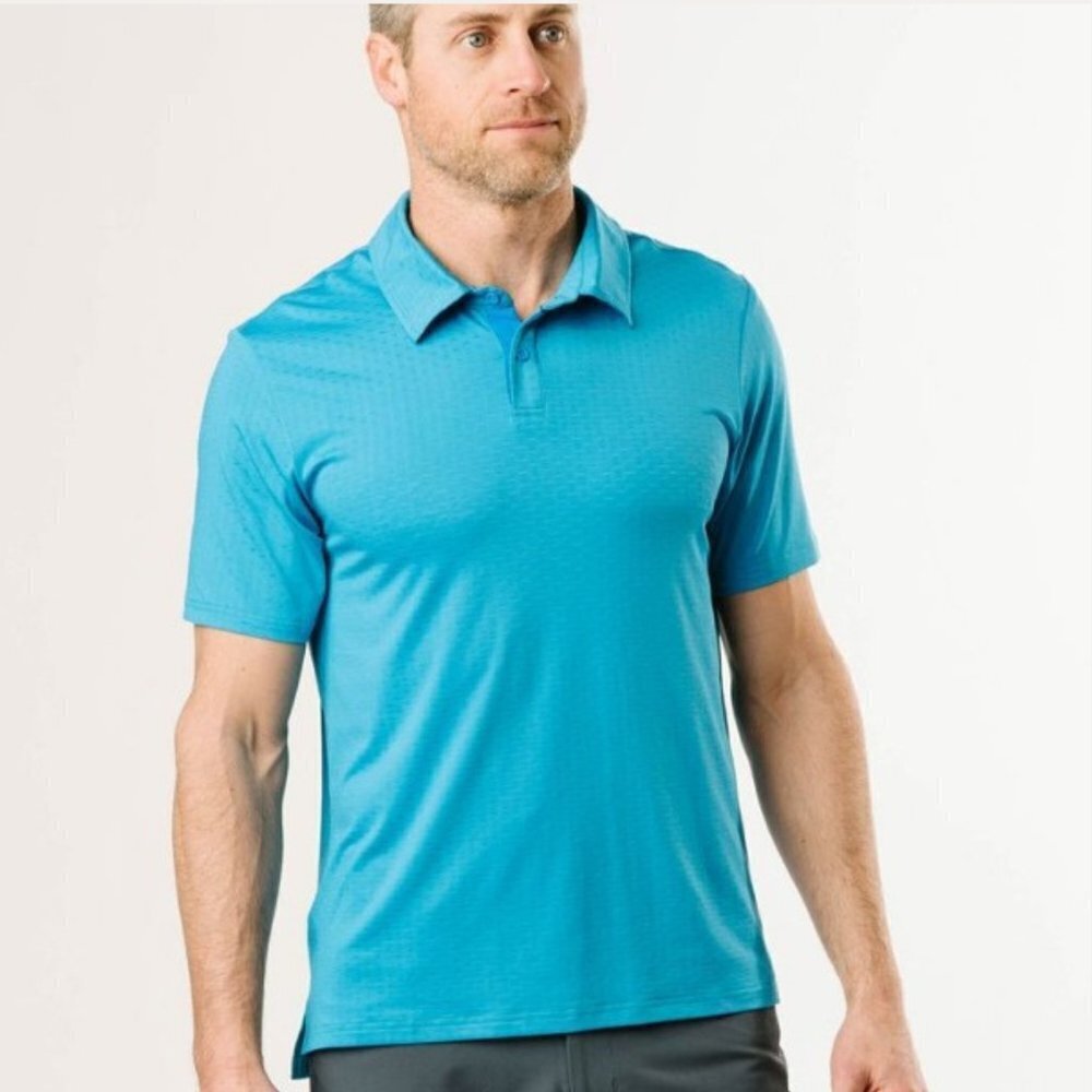 Zyia Men's Aqua Active Slit Polo - S